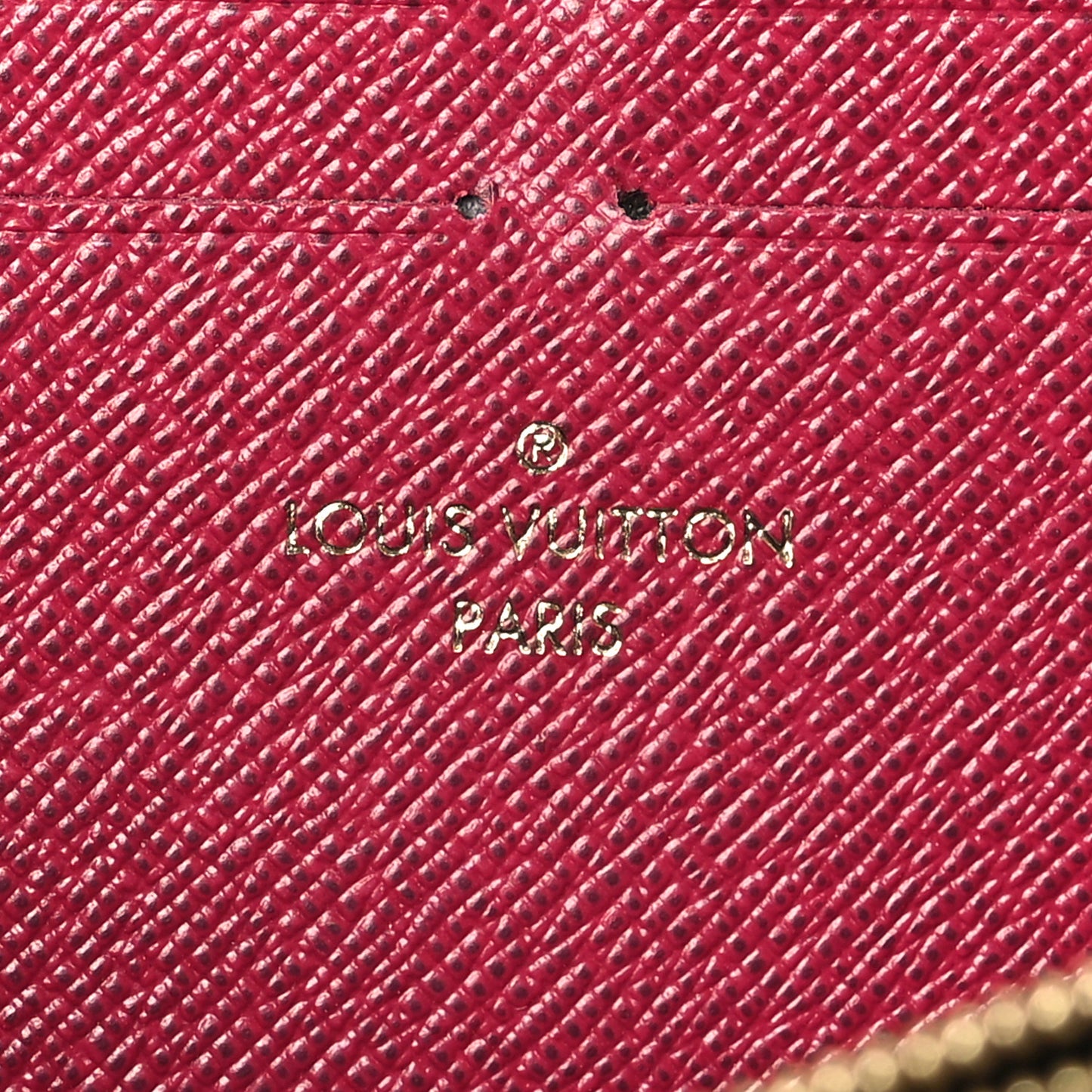 Monogram Clemence Wallet Fuchsia