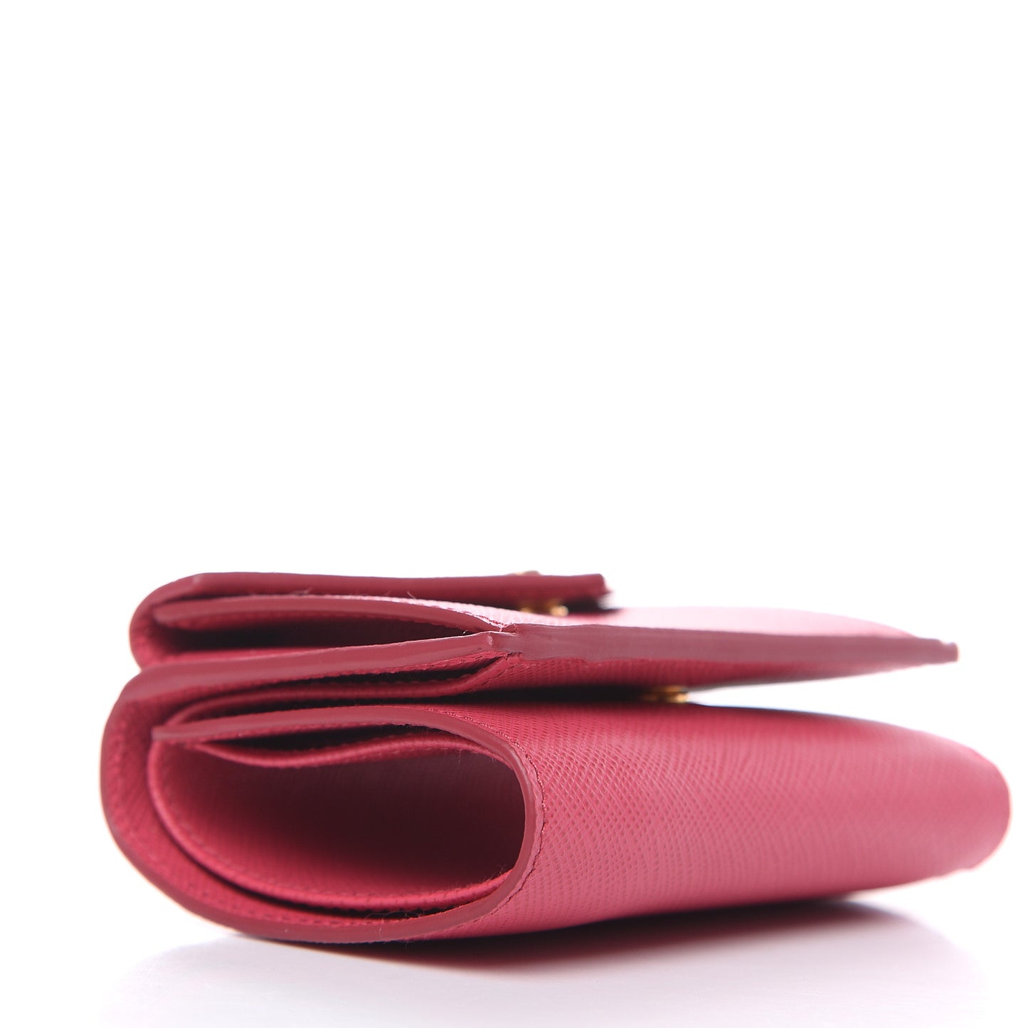 Saffiano Metal Small Tri-Fold Wallet Peonia