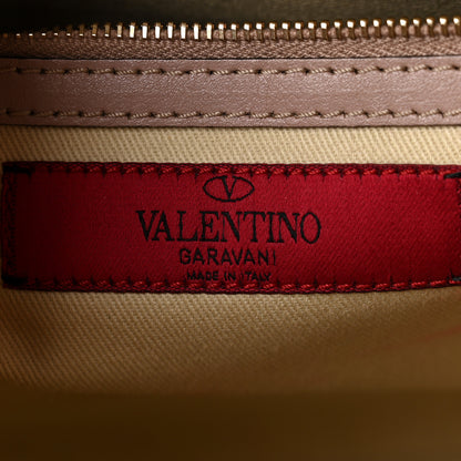 Valentino Garavani Vitello Rockstud Double Handle Tote Poudre 6 of 10