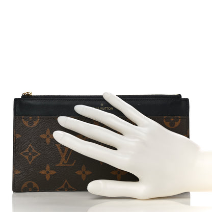 Louis Vuitton Monogram Slim Purse Black 2 of 10