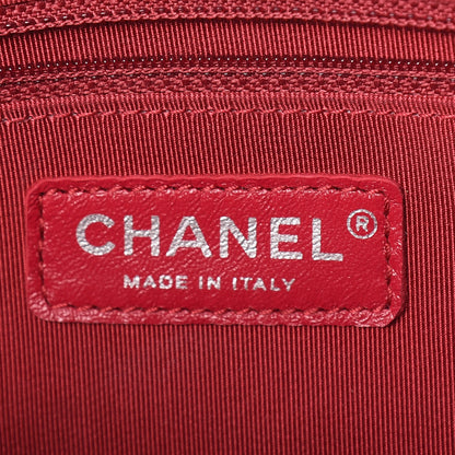 Chanel Iridescent Lambskin Calfskin Quilted Medium Gabrielle Hobo Light Purple 6 of 11