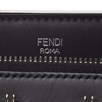 Fendi Vitello Baltico Hypnoteyes Studded Small Dotcom Click Chain Satchel Black 9 of 15