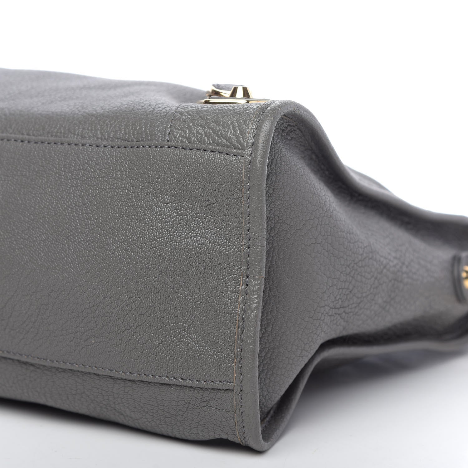 Balenciaga Chevre Gold Metallic Edge City Gris Acier 10 of 12