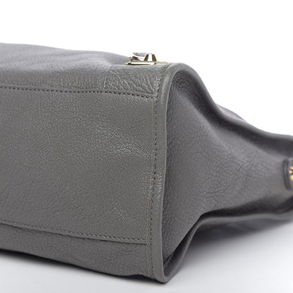 Balenciaga Chevre Gold Metallic Edge City Gris Acier 10 of 12