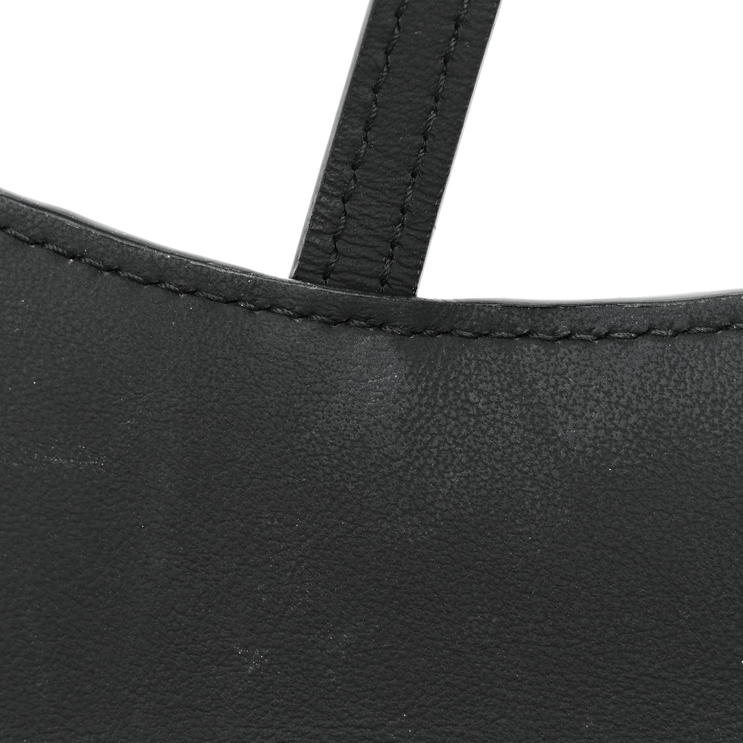 Christian Dior Ultra Matte Calfskin Saddle Chain Wallet Pouch Black 12 of 18