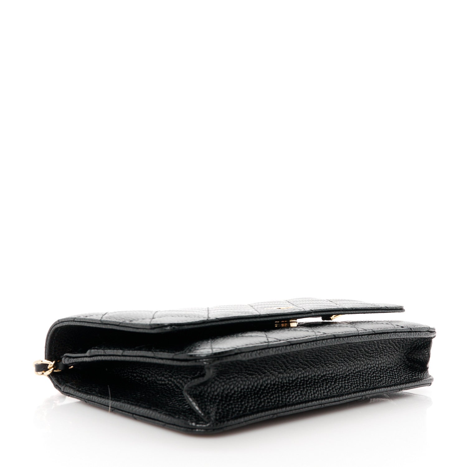 Chanel Caviar Quilted Wallet on Chain WOC Black 4 of 12