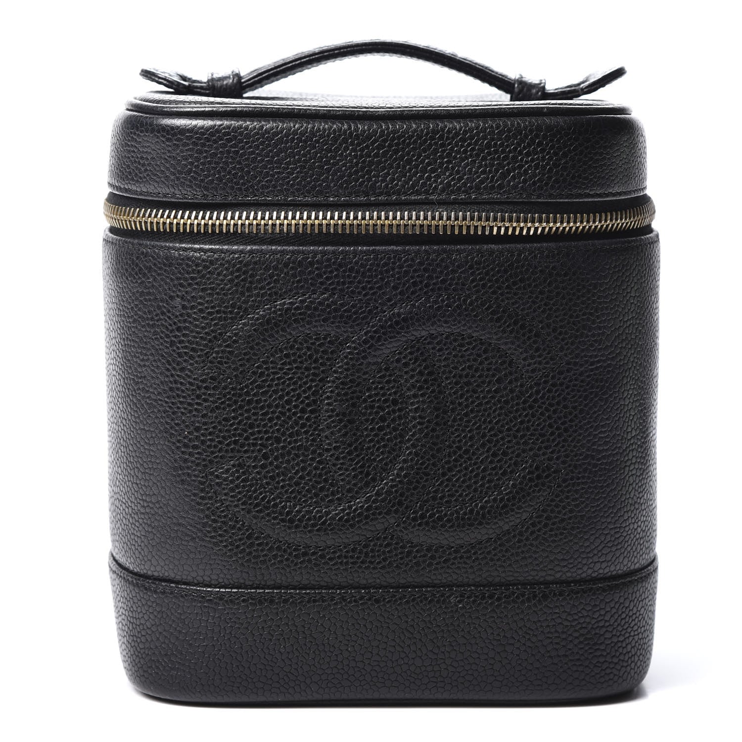Chanel Caviar Cosmetic Vanity Bag Black 1 of 12