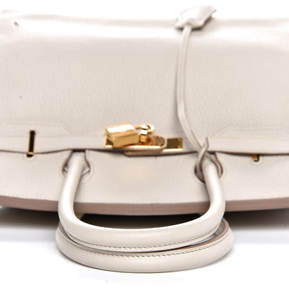 Hermes Taurillon Clemence Birkin 30 Beton 24 of 34