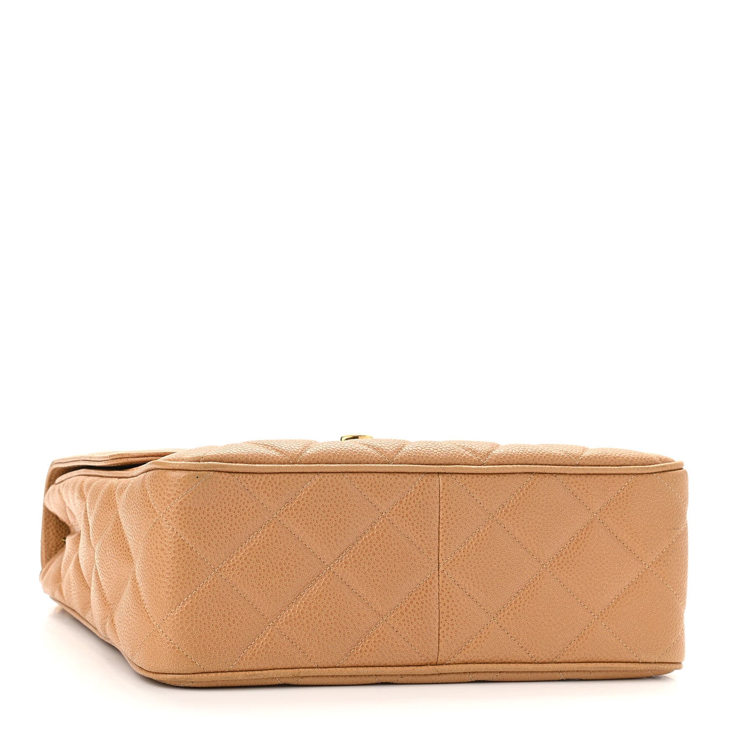 Chanel Caviar Quilted Small Single Flap Beige 3 of 13