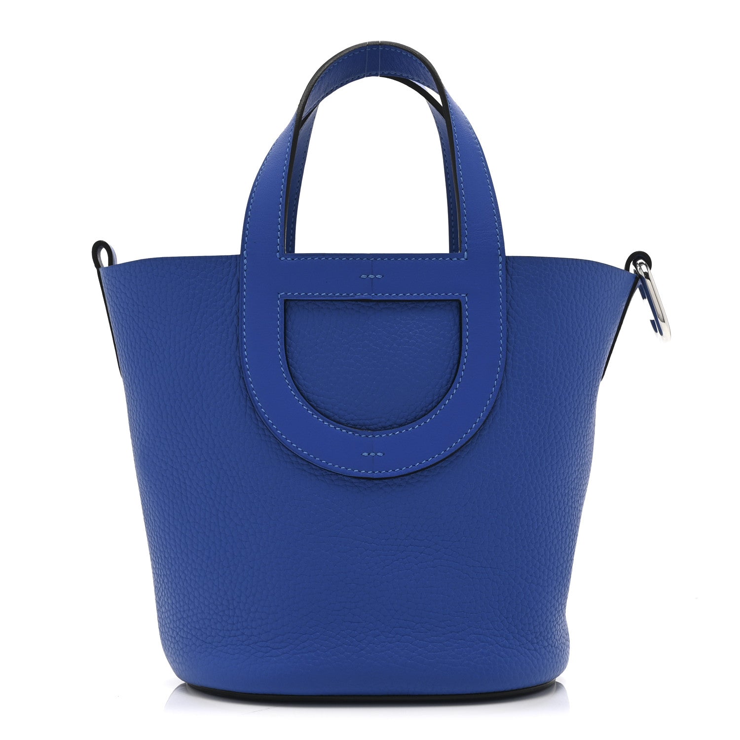 Hermes Taurillon Clemence Swift In-The-Loop 18 Bag Bleu Royal 1 of 10