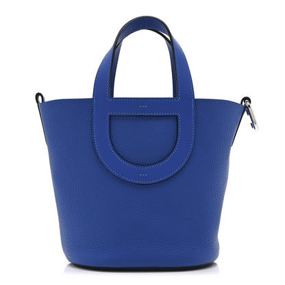 Hermes Taurillon Clemence Swift In-The-Loop 18 Bag Bleu Royal 1 of 10