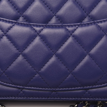 Chanel Lambskin Quilted Wallet On Chain WOC Purple 11 of 12