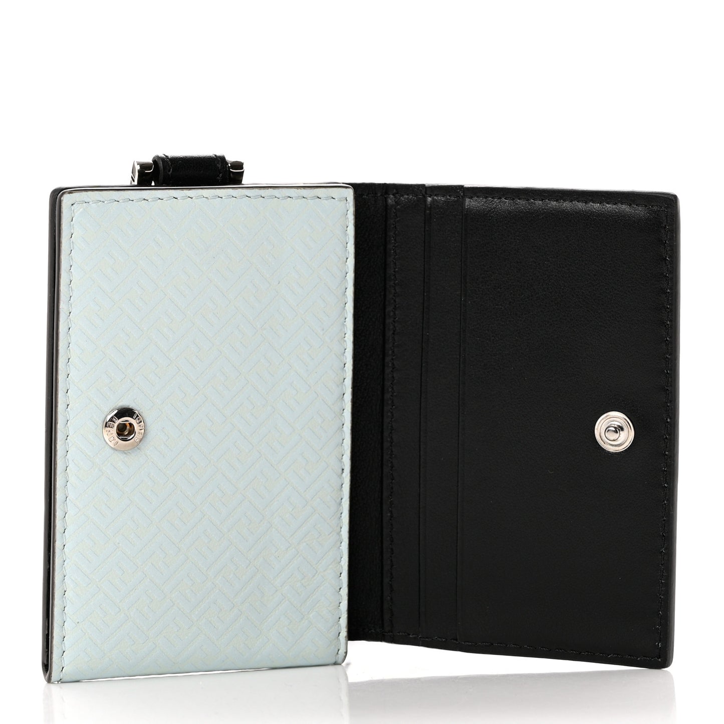 Vitello Grace Light Micro FF Embossed Card Case With Strap Baleari