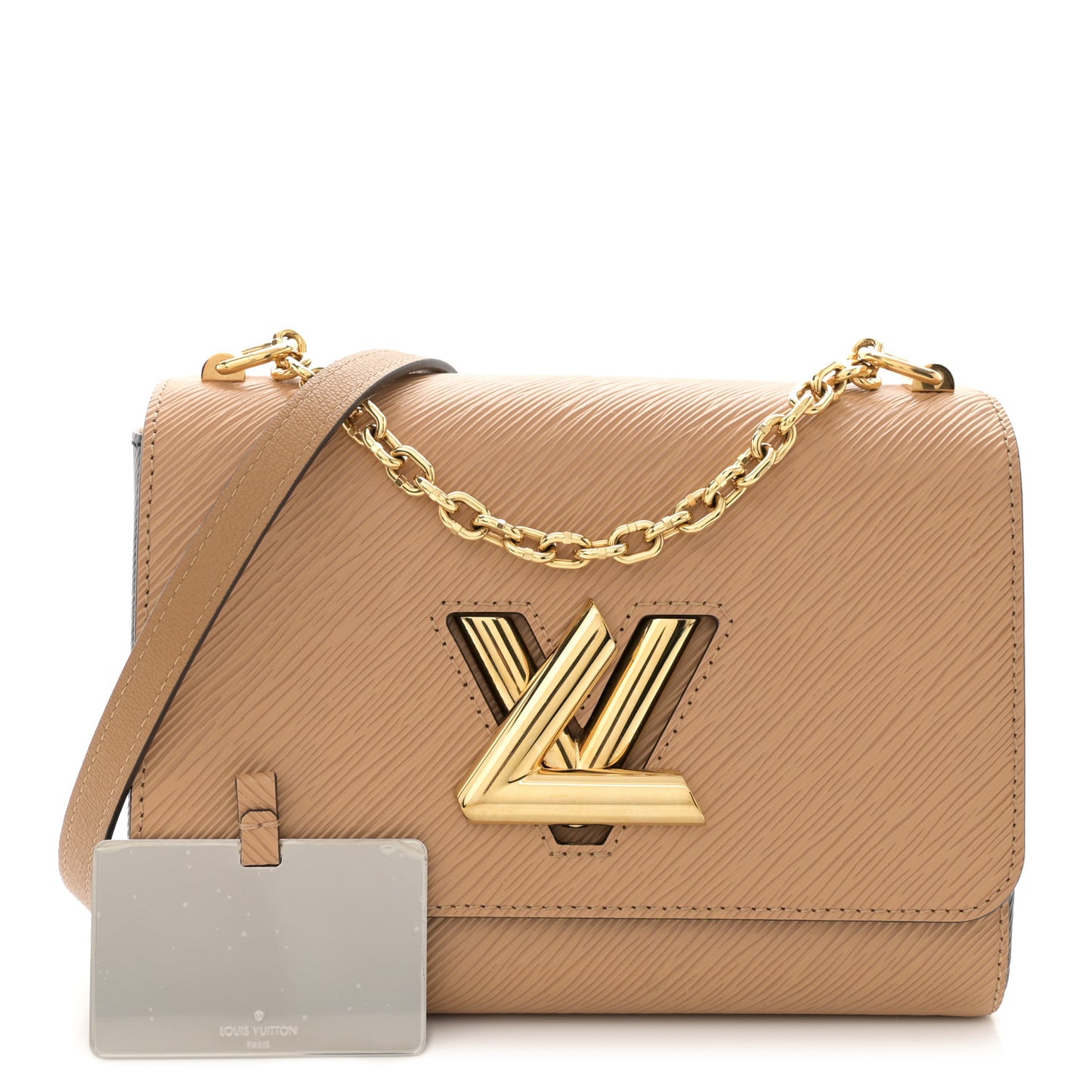 Epi Twist Shoulder Bag MM Camel