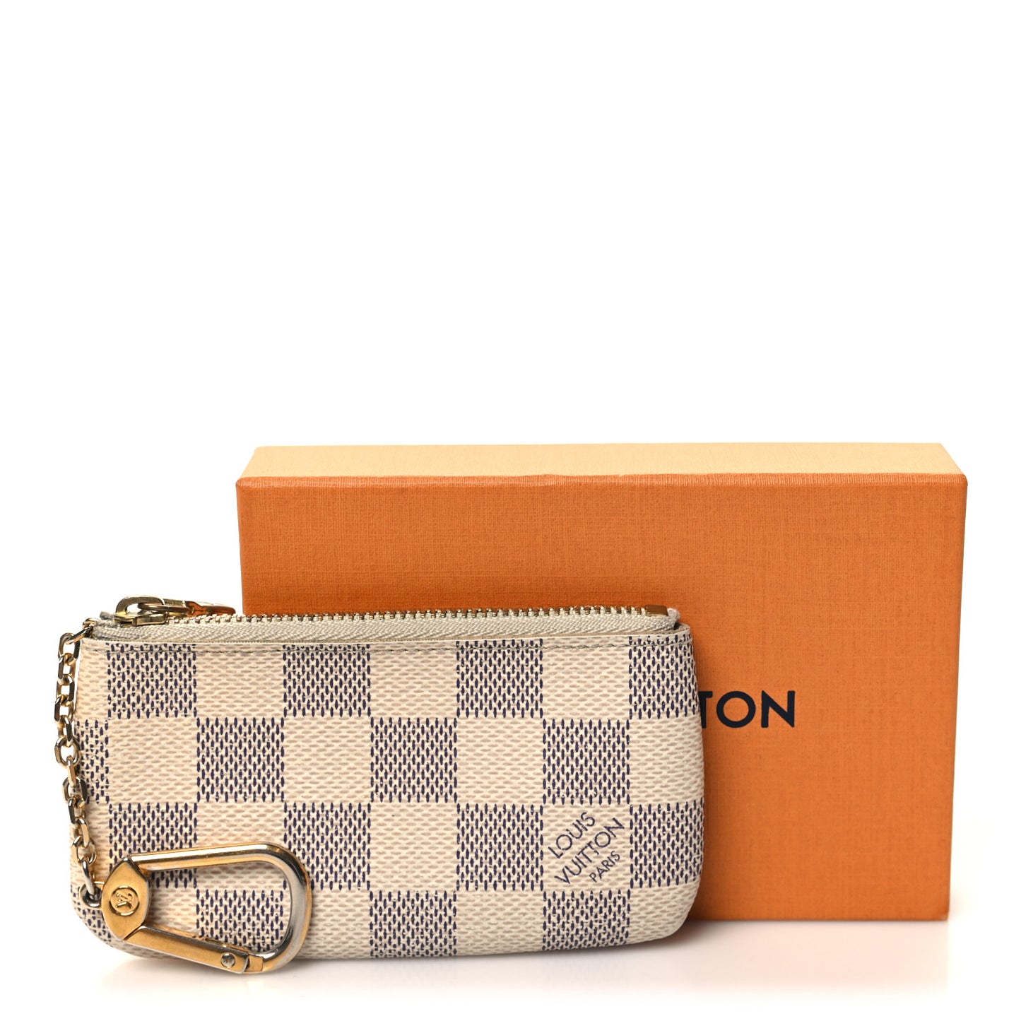 LOUIS VUITTON Damier Azur Key Pouch