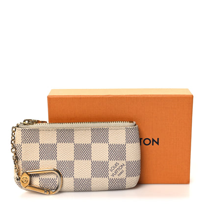 Louis Vuitton LOUIS VUITTON Damier Azur Key Pouch 8 of 8