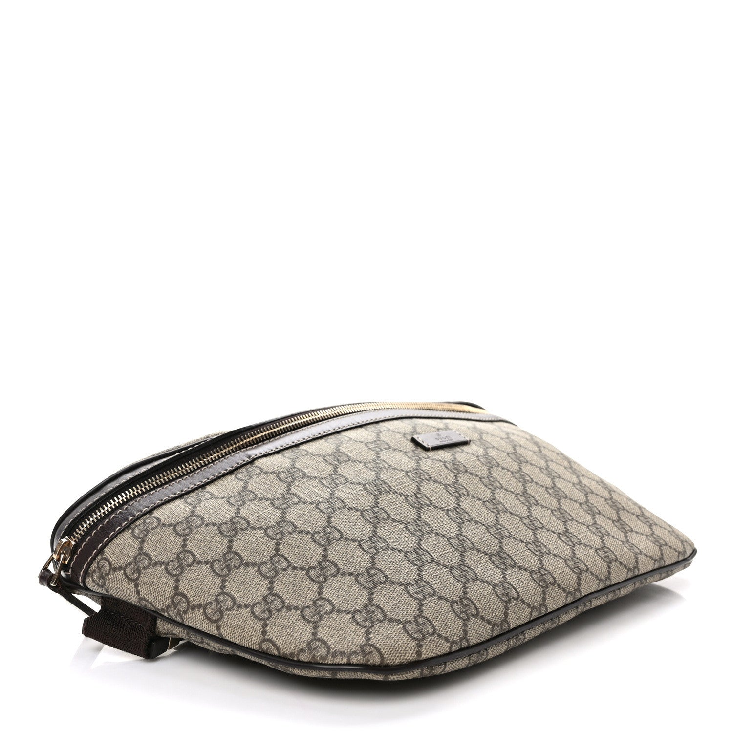 Gucci GG Supreme Monogram Belt Bag Dark Brown 4 of 10