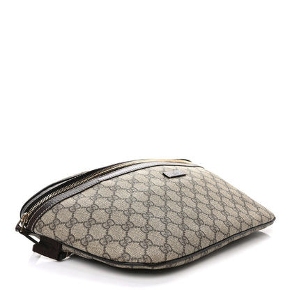 Gucci GG Supreme Monogram Belt Bag Dark Brown 4 of 10