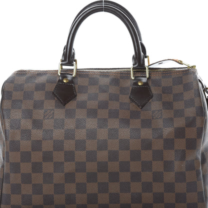 Louis Vuitton Damier Ebene Speedy 30 8 of 16
