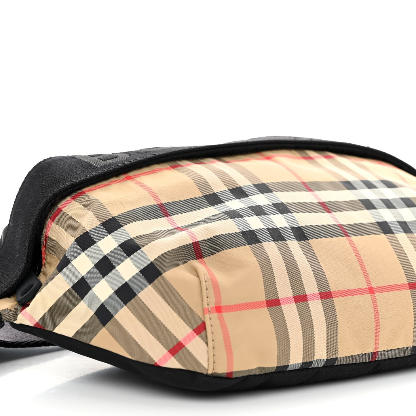 Nylon Vintage Check Sonny Bum Bag Archive Beige Black