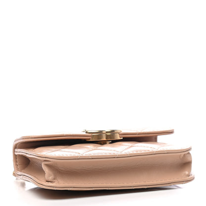 Chanel Calfskin Quilted Perfect Fit Coin Purse With Chain Beige 3 of 8