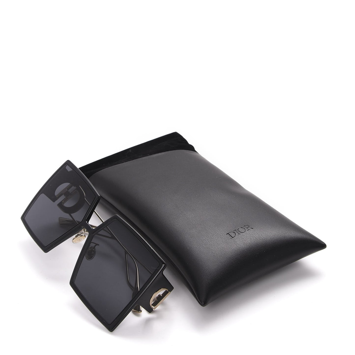 Square 30 Montaigne Sunglasses Black