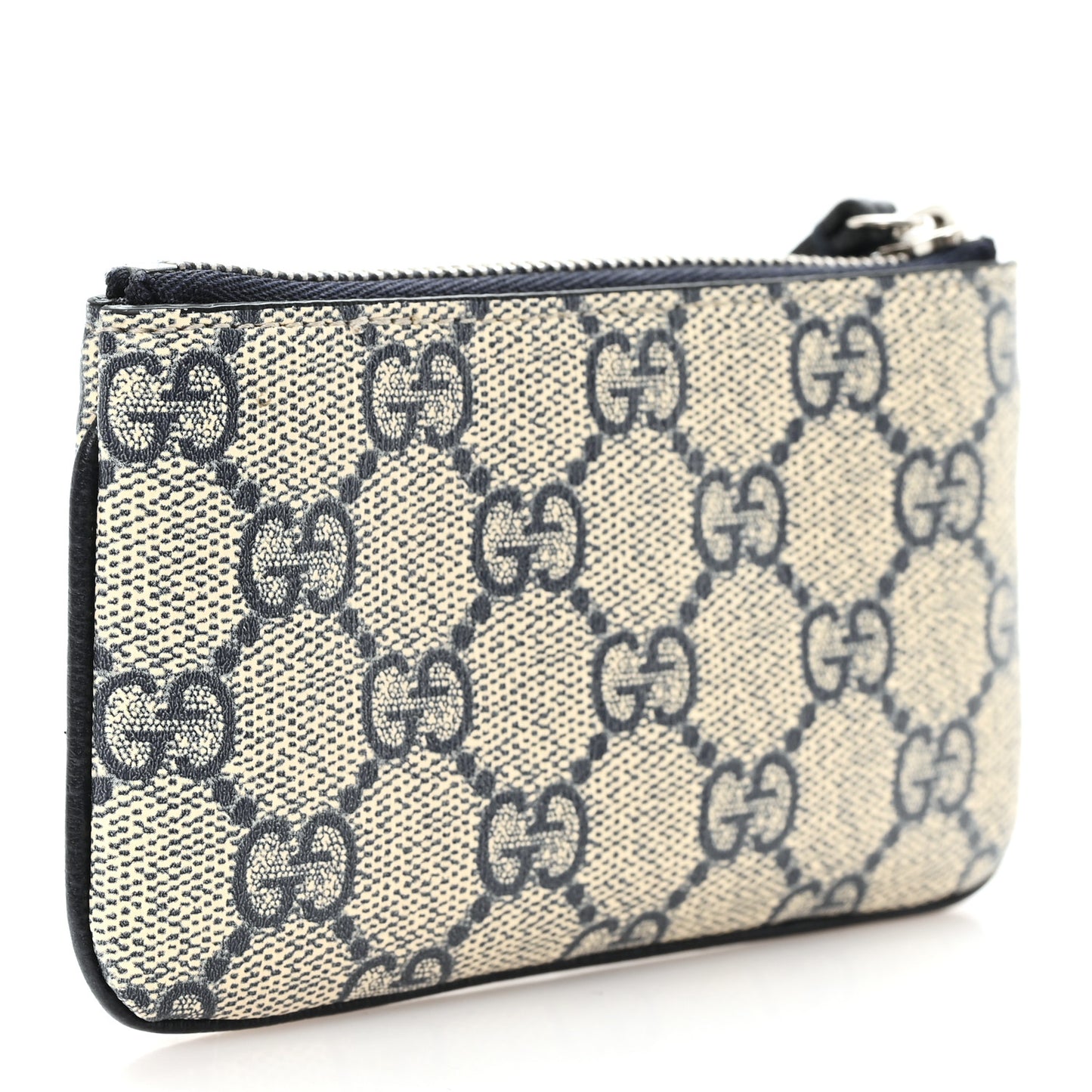 GG Supreme Monogram Key Case Beige Blue