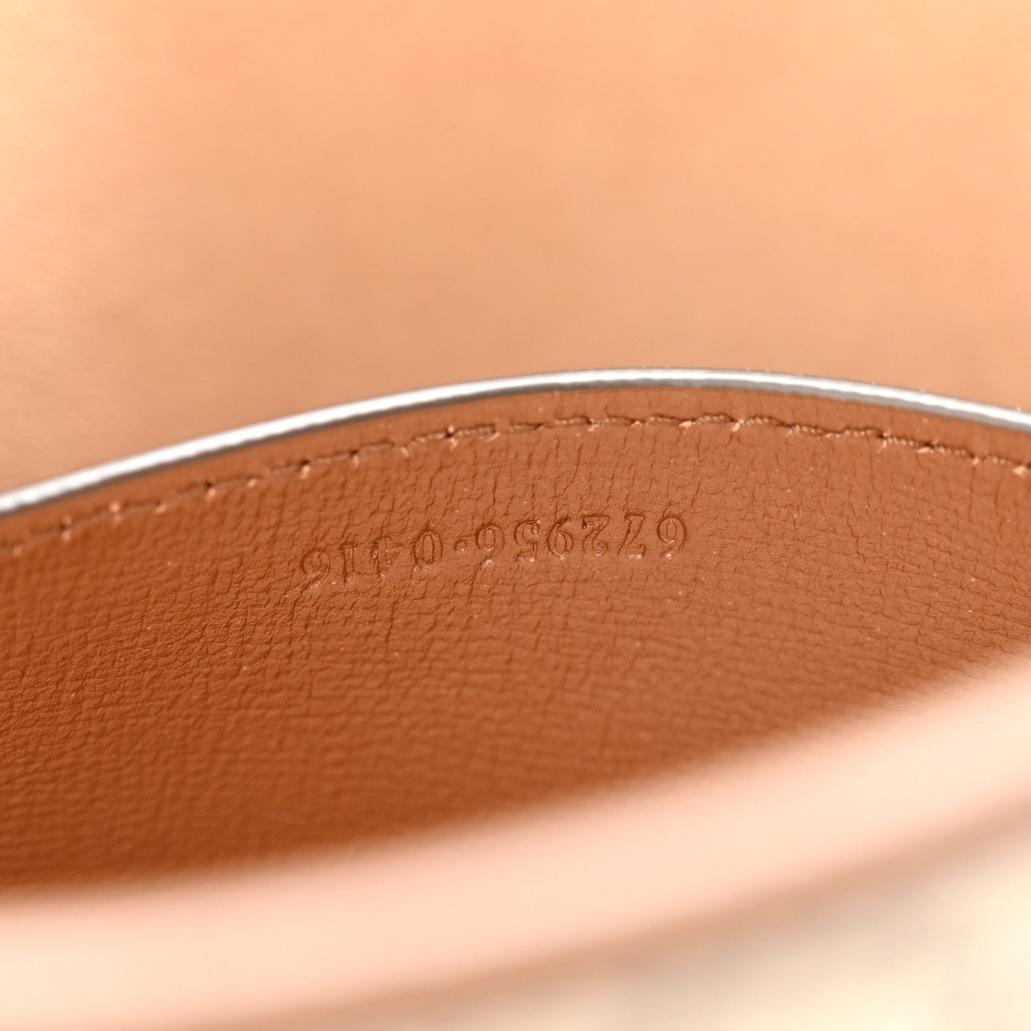 Gucci GG Supreme Monogram Azalea Calfskin Retro Interlocking G Beauty Case Beige Ebony Brown Sugar 7 of 8