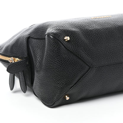 Burberry London Grainy Calfskin Small Greenwood Bowling Bag Black 8 of 9