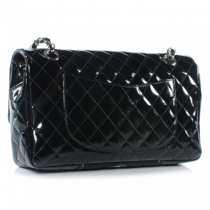 Chanel Patent Secret Label Medium Flap Black 3 of 8