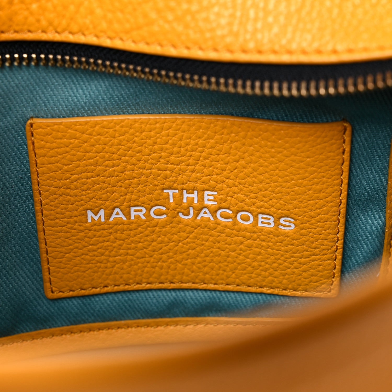 Marc Jacobs Grained Calfskin Small The Tote Bag Artisan Gold 6 of 22