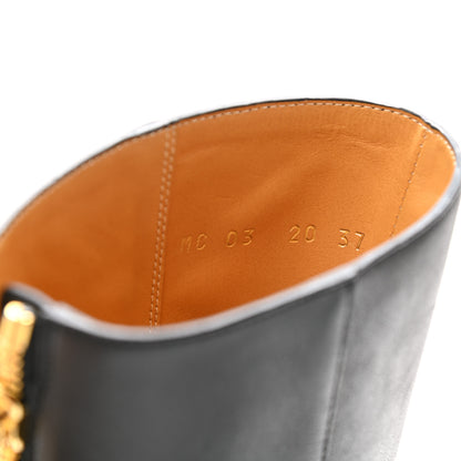 Christian Dior Calfskin Effrontee Holt Ankle Boot 37 Black 8 of 8