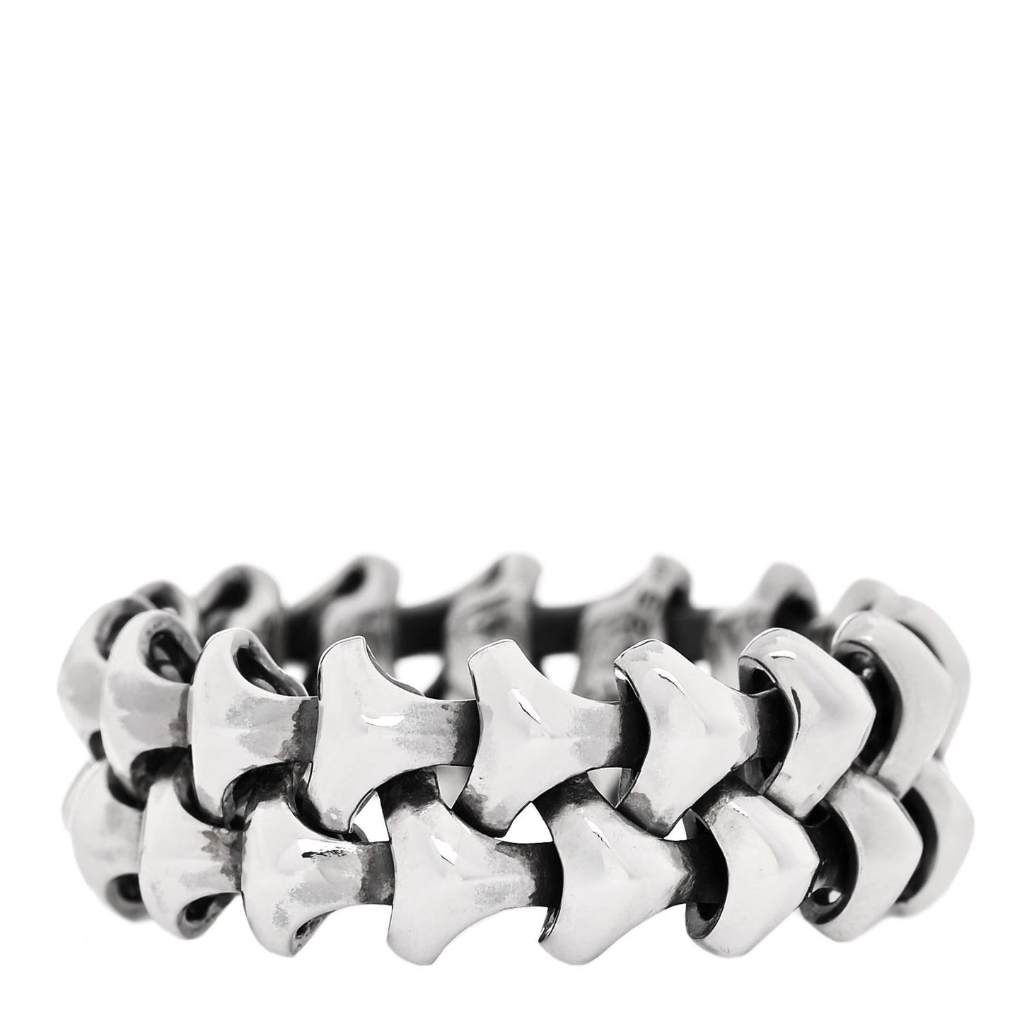 Sterling Silver Armory Band Ring 61 9.5