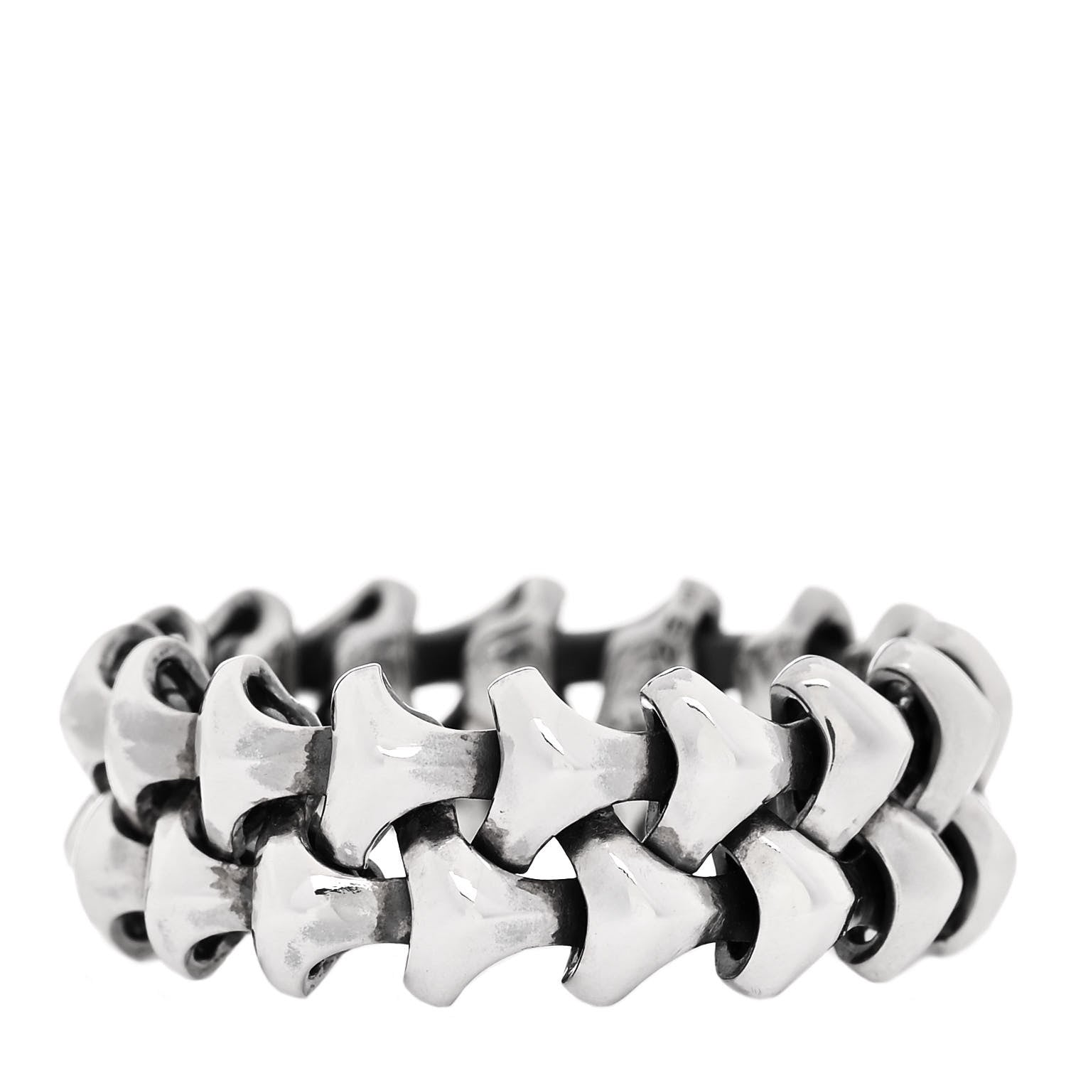 David Yurman Sterling Silver Armory Band Ring 61 9.5 1 of 4