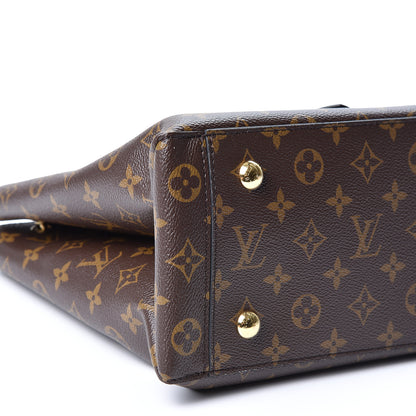 Louis Vuitton Monogram Flower Tote Black 8 of 10