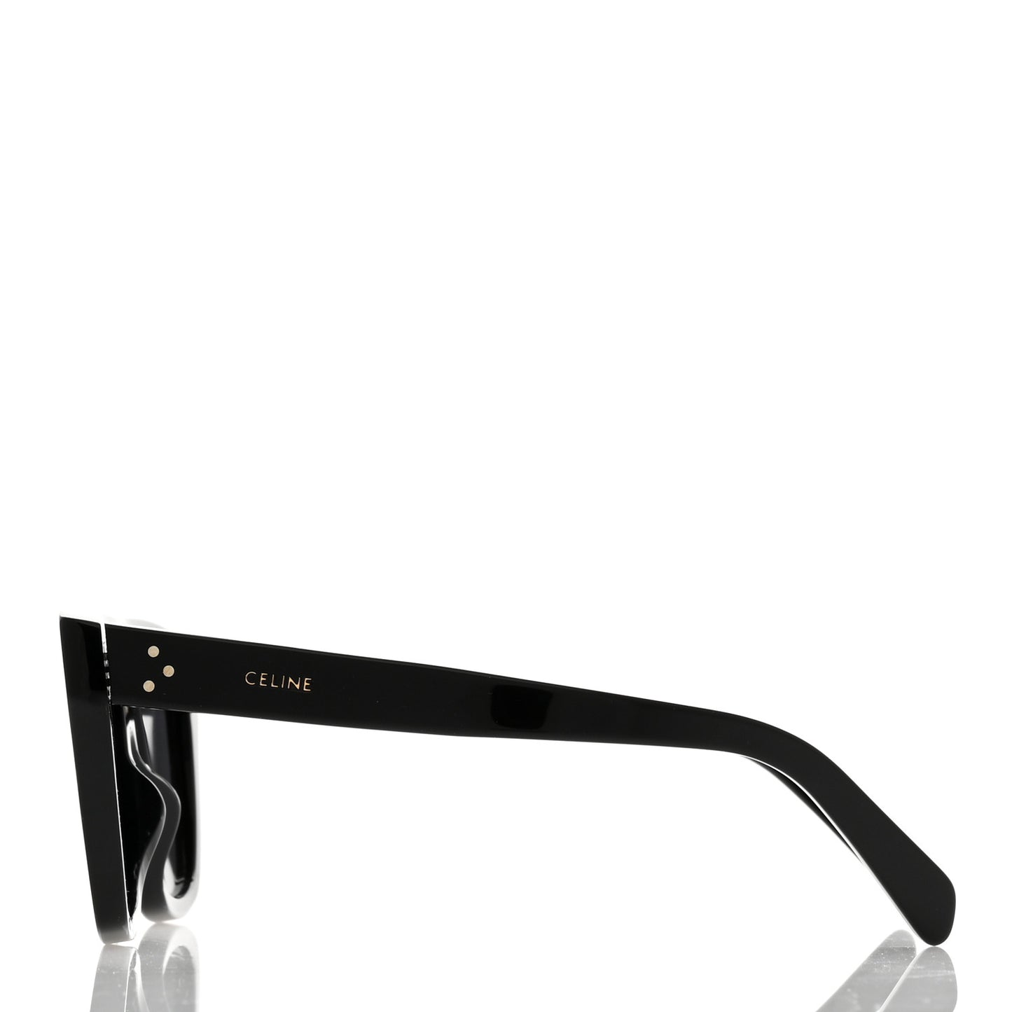 Acetate Square Sunglasses CL40256I Black