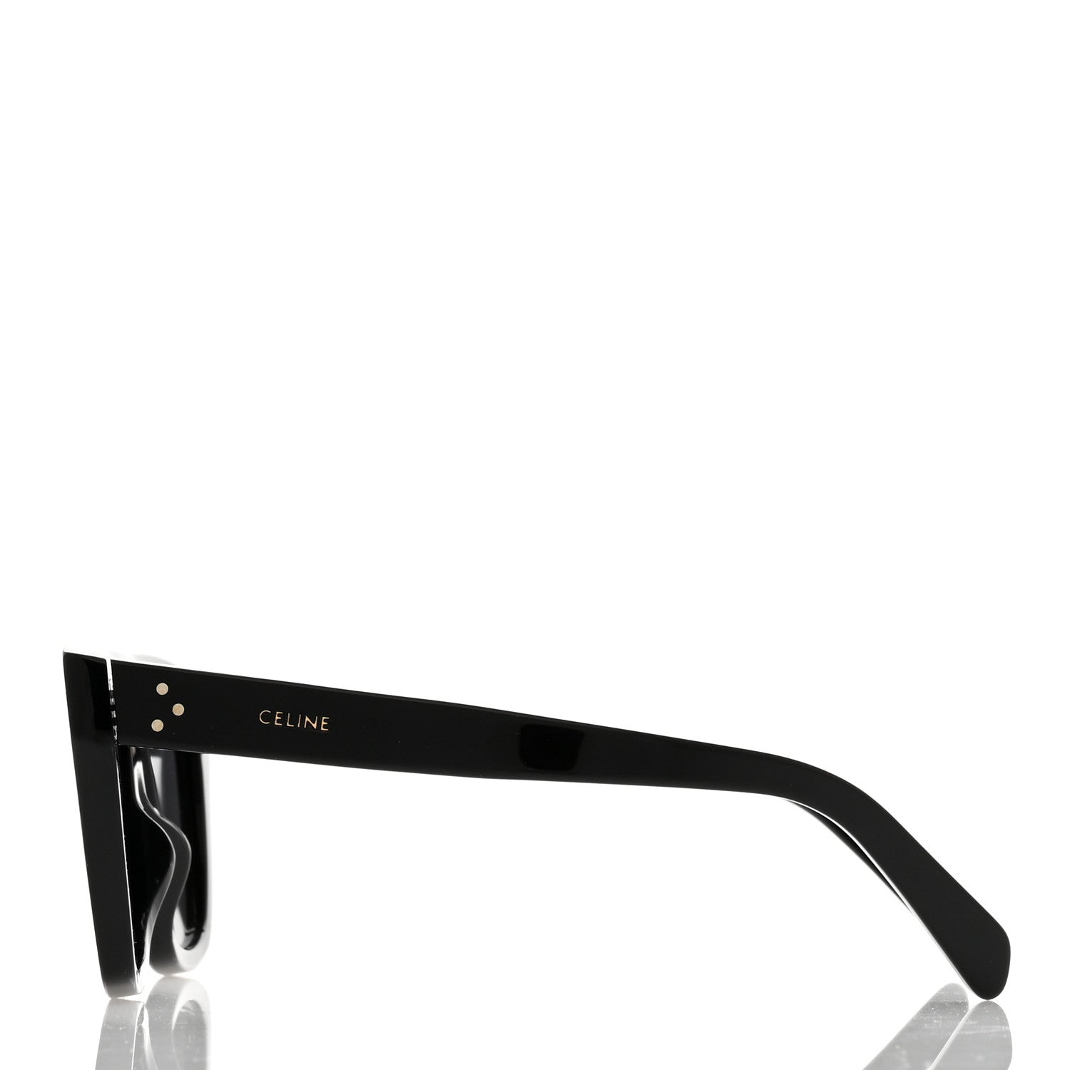 Celine Acetate Square Sunglasses CL40256I Black 3 of 9