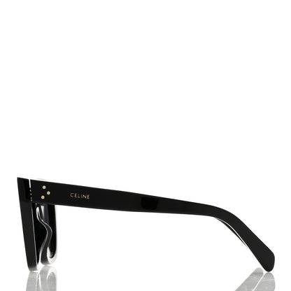 Celine Acetate Square Sunglasses CL40256I Black 3 of 9