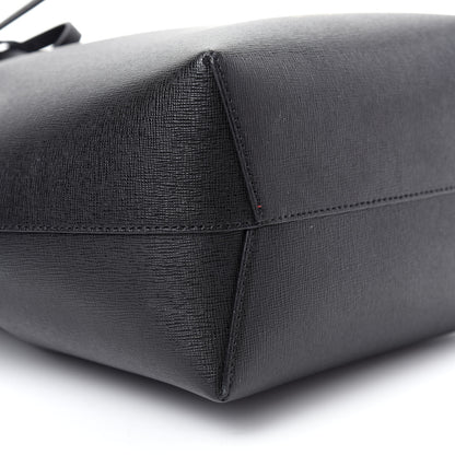 Mansur Gavriel Saffiano Mini Bucket Bag Black Flamma 6 of 10