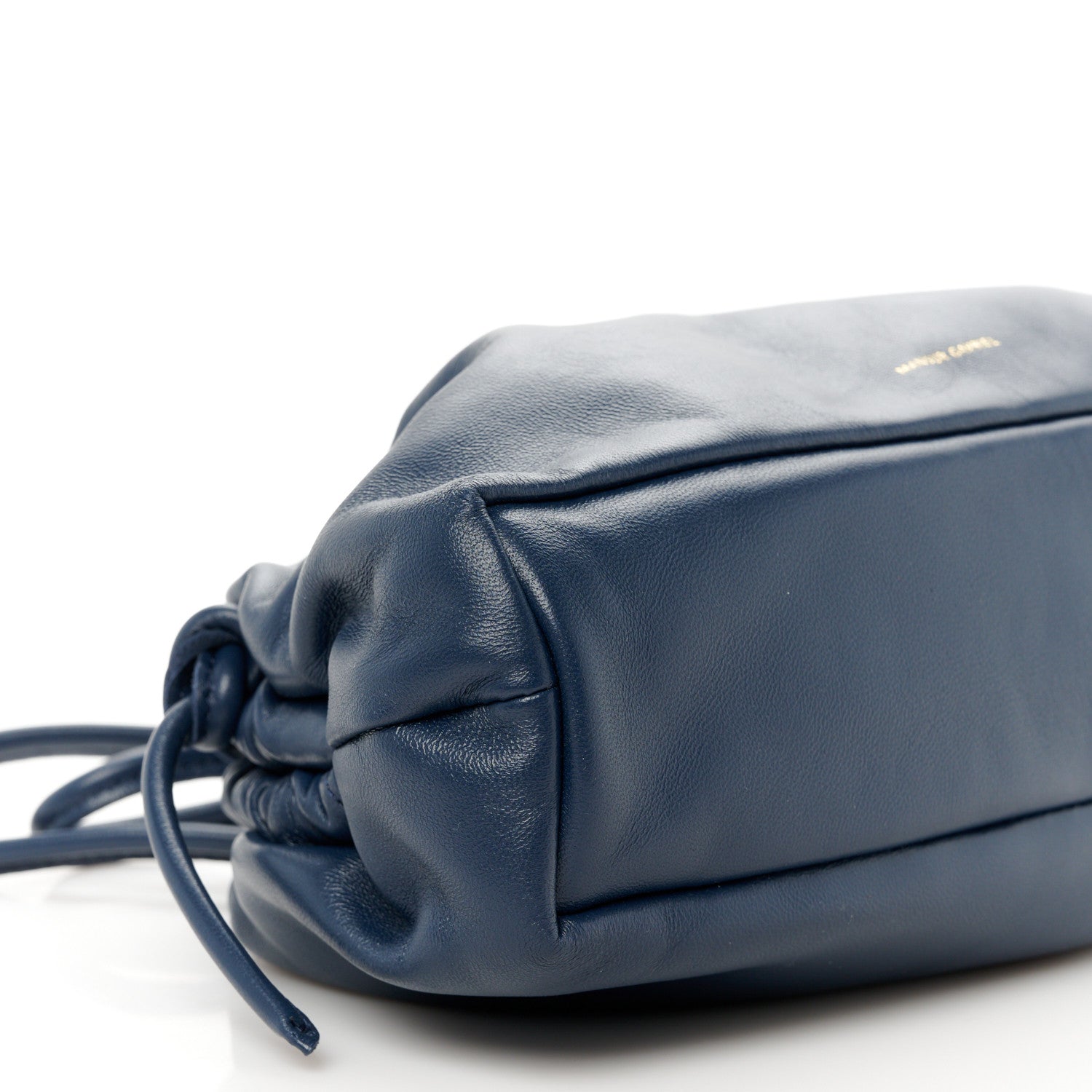 Mansur Gavriel Lambskin Mini Cloud Clutch  Blue 9 of 10