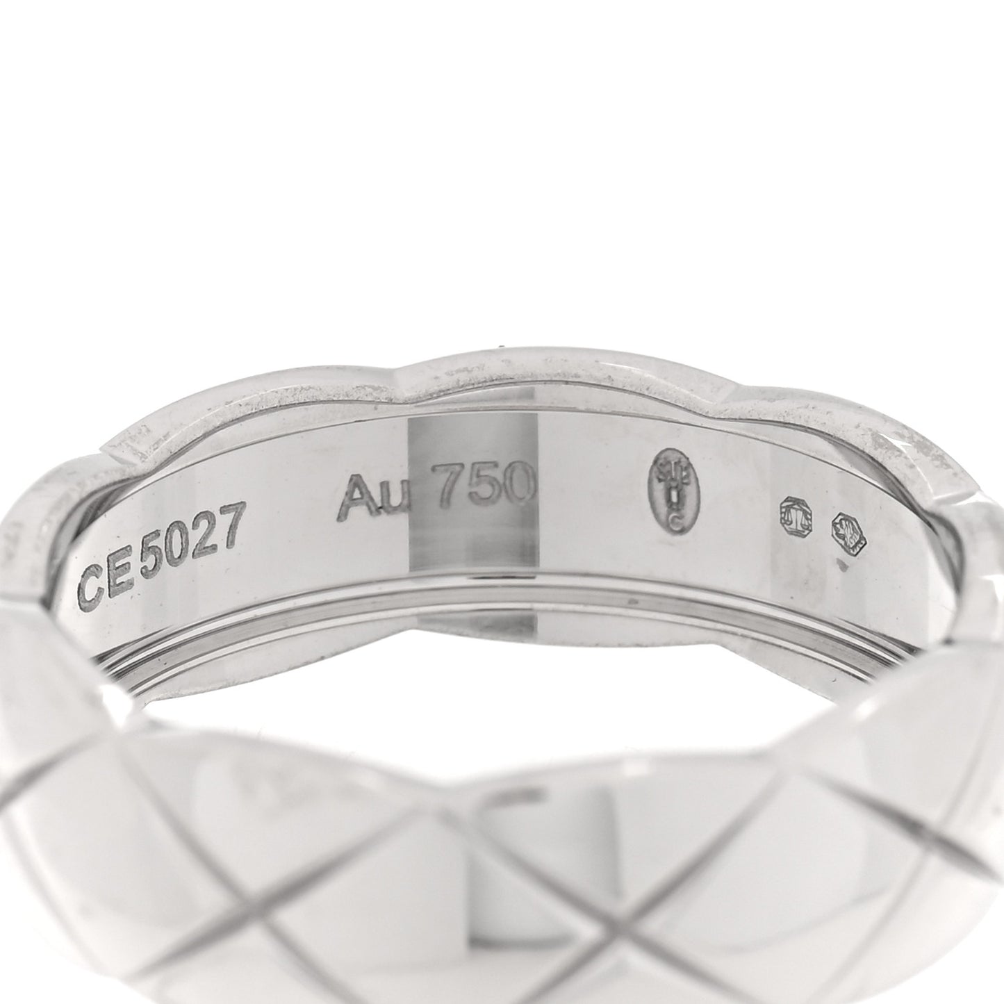 18K White Gold Small Coco Crush Ring 59 8.75