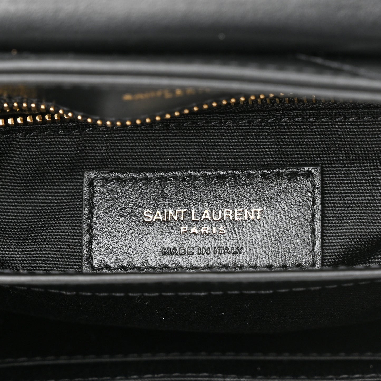 Calfskin Y Quilted Monogram Toy Loulou Crossbody Bag Black