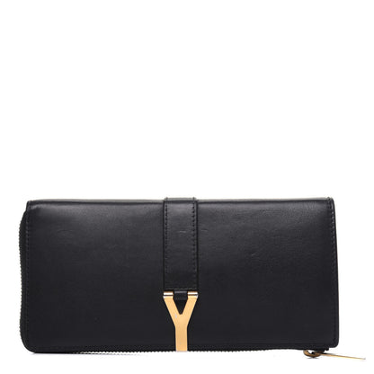 Saint Laurent Calfskin Classic Y Ligne Zip Wallet Black 1 of 19