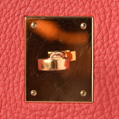 Hermes Togo Birkin 35 Rouge Pivoine 18 of 33