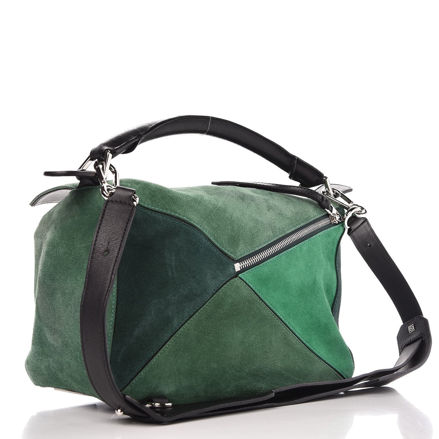 Suede Medium Bag Green
