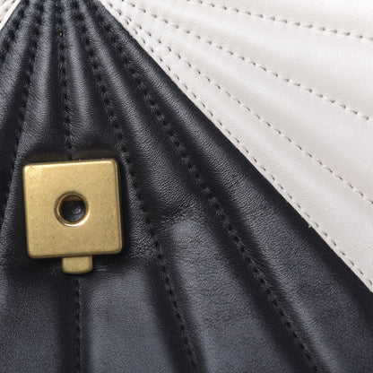 Gucci Calfskin Bamboo Trapuntata Queen Margaret Backpack Mystic White Black 11 of 11