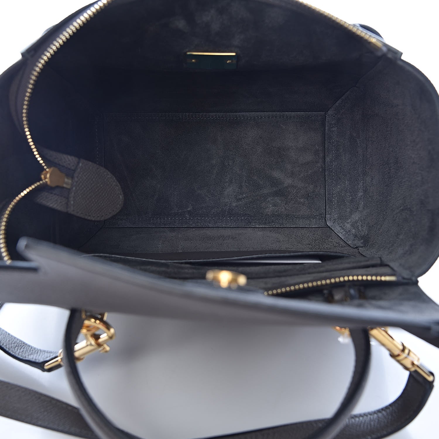 Celine Grained Calfskin Micro Belt Bag Grey 5 of 10