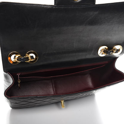 Chanel Lambskin Quilted Jumbo Single Flap Black 5 of 13