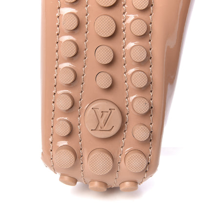 Louis Vuitton Patent Calfskin Oxford Loafers 35 Rose Velours 9 of 10