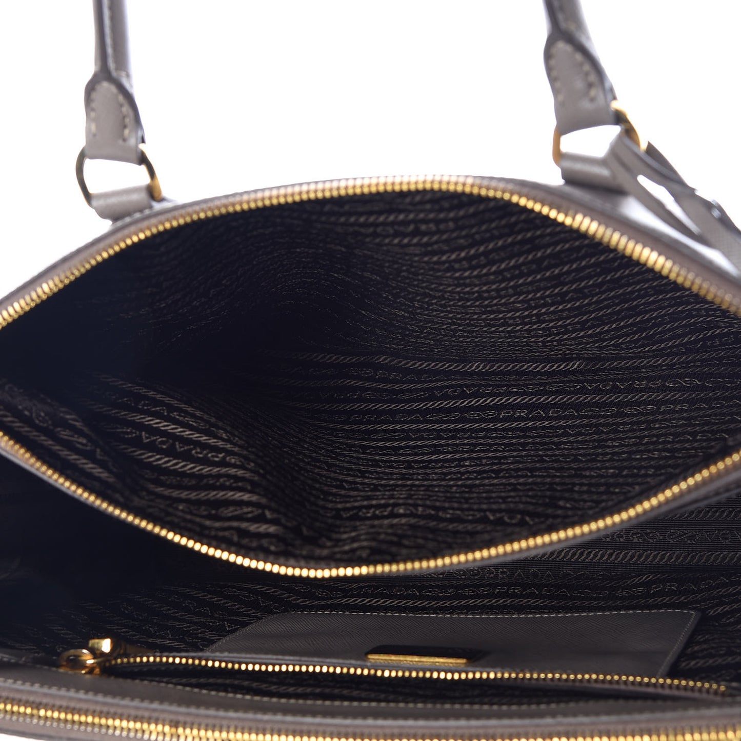 Saffiano Large Galleria Double Zip Tote Argilla